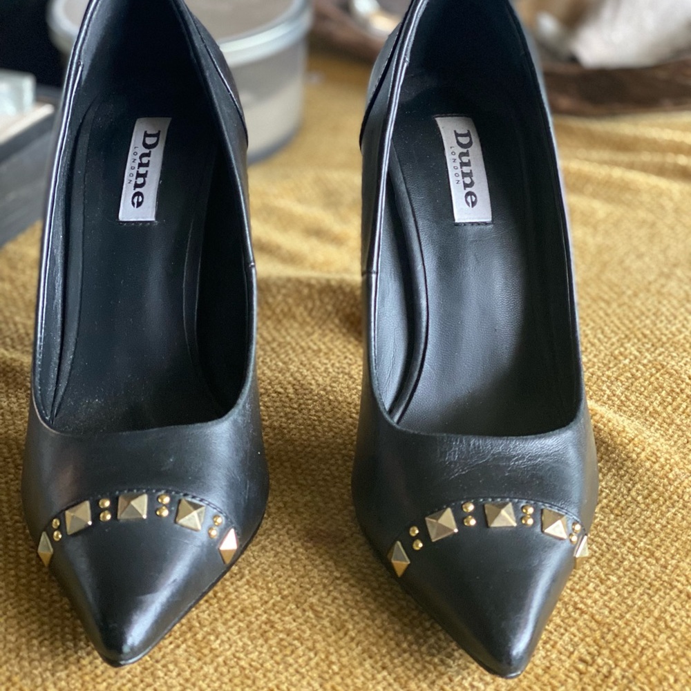 Embellished Black Dune London Heels